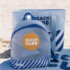 Mochila infantil Anti-areia Riscas Azuis